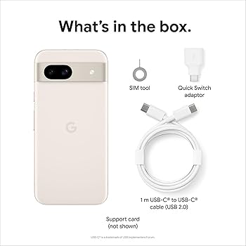 Google Pixel 8a (Porcelain, 8 GB RAM, 128 GB Storage) | 6.1